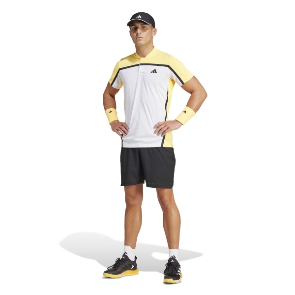 adidas FreeLift Pro Logo Polo - White/Spark