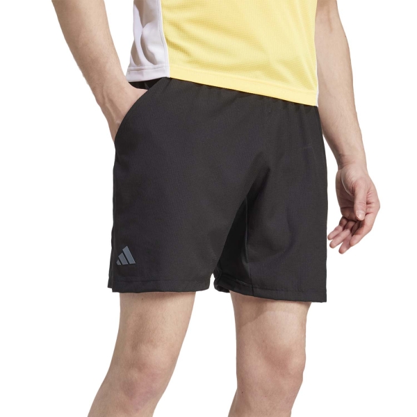 Men's Tennis Shorts adidas HEAT.RDY 2 in 1 7in Shorts  Black/Spark IW6249