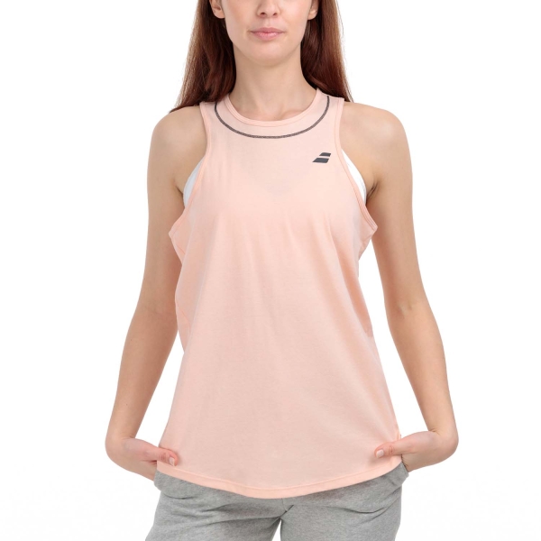 Top de Tenis Mujer Babolat Exercise Logo Top  Tropical Peach 4WS240725062