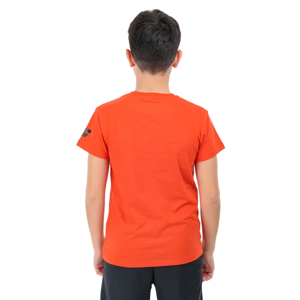 Babolat Exercise T-Shirt Boy - Fiesta Red