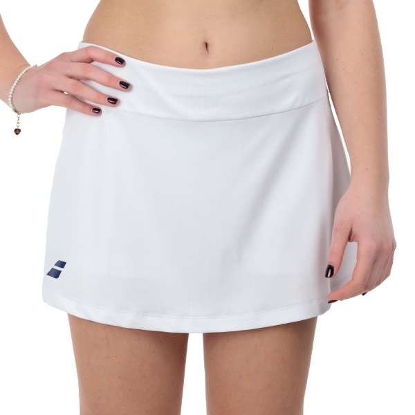 Faldas y Shorts Babolat Play Logo Falda  White/Blue 3WP20811000