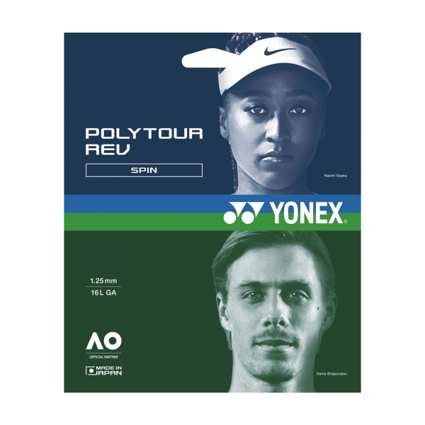 Monofilament String Yonex PolyTour Rev 1.25 Set 12 m  Mint CT12PTREV125MT