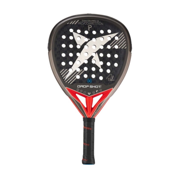 Drop Shot Pro Competition Padel Racket Drop Shot Canyon Pro 2.0 Padel  Black/Red DP304015