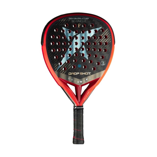 Drop Shot Be Unique Padel Racket Drop Shot Canyon Pro Attack Padel  Black/Red DP304023
