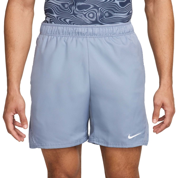 Pantalones Cortos Tenis Hombre Nike Court DriFIT Victory 7in Shorts  Ashen Slate/White FD5380493