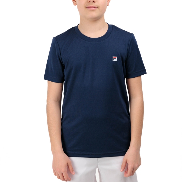 Tennis Polo and Shirts Boy Fila Dani TShirt Boy  Navy FJL2210201500