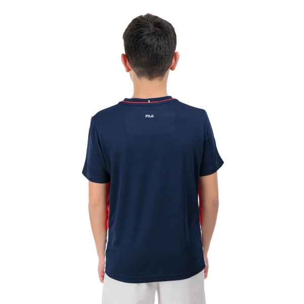 Fila Gabriel Camiseta Niño - Navy/Red