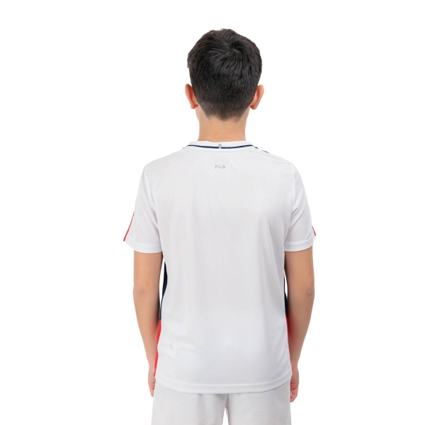 Fila Gabriel Camiseta Niño - White/Navy