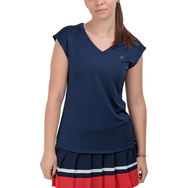 Camisetas y Polos de Tenis Mujer Fila Maia Camiseta  Navy FBL2413401500