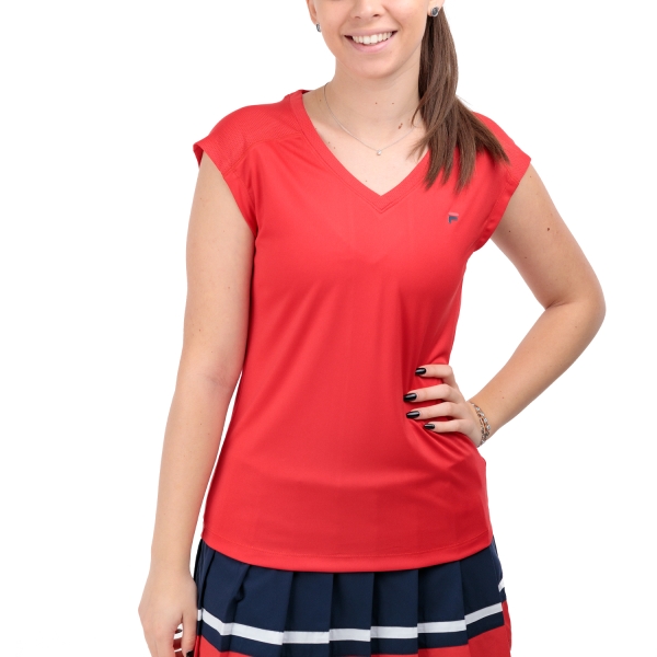 Women`s Tennis T-Shirts and Polos Fila Maia TShirt  Red FBL241340500