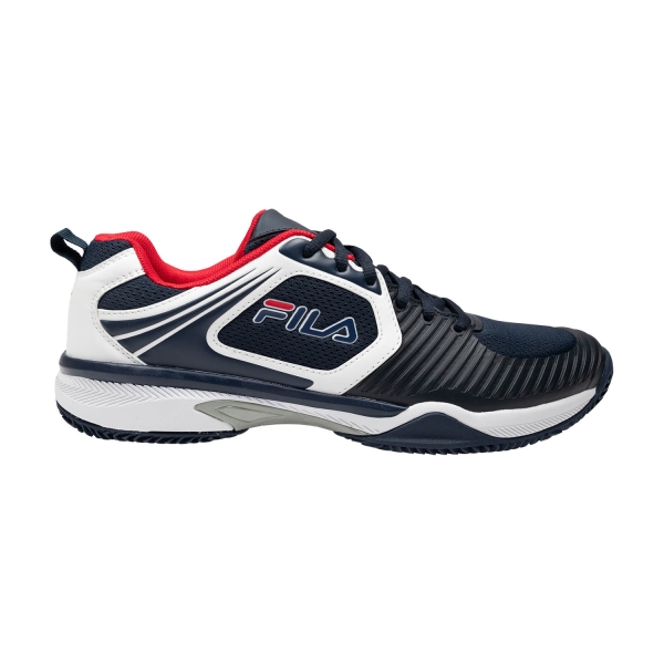 Men`s Tennis Shoes Fila Veloce Clay  Navy/White FTM241031501