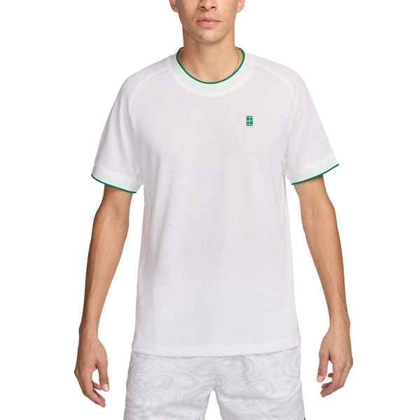 Camisetas de Tenis Hombre Nike Nikecourt Heritage Logo Camiseta  White FN0318100