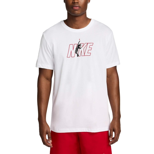Men's Tennis Shirts Nike Court Open TShirt  White FV8434100