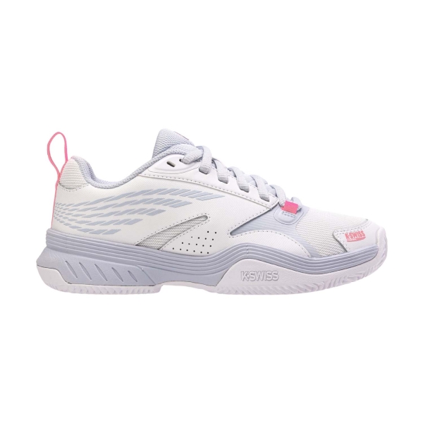 Calzado padel KSwiss SpeedEx Padel  White/Arctic Ice/Neon Pink 99084104M