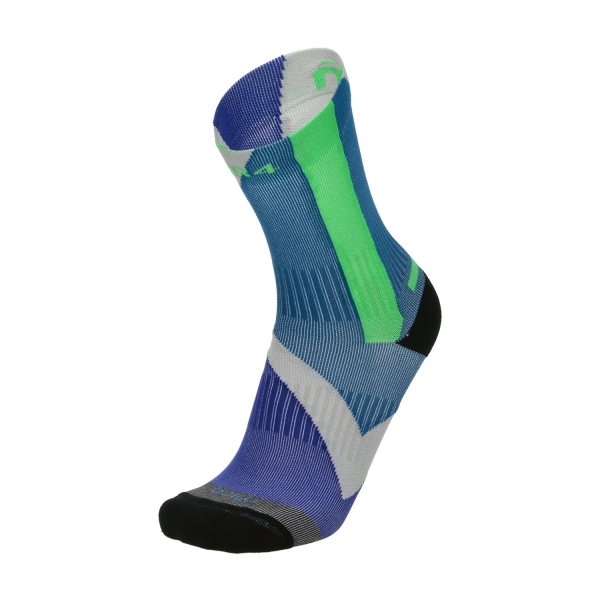 Tennis Socks Mico Light Weight XPerformance Socks  Blu/Verde/Nero/Bianco CA 1266 952