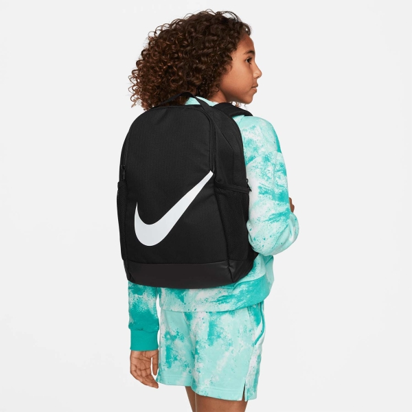 Nike Brasilia Backpack Junior - Black/White