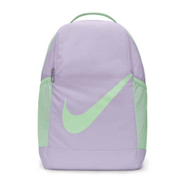 Tennis Bag Nike Brasilia Backpack Junior  Lilac Bloom/Vapor Green DV9436512