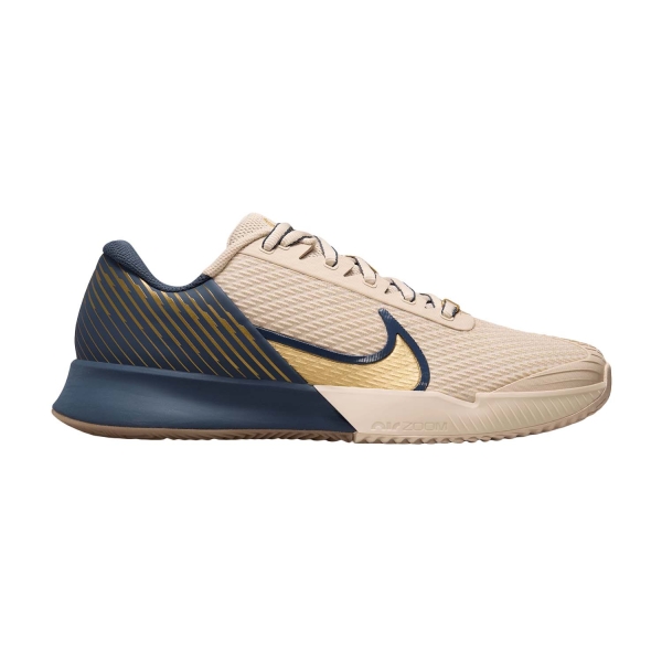 Scarpe Tennis Uomo Nike Court Air Zoom Vapor Pro 2 Clay Premium  Sanddrift/Metallic Gold/Thunder Blue FN4742101