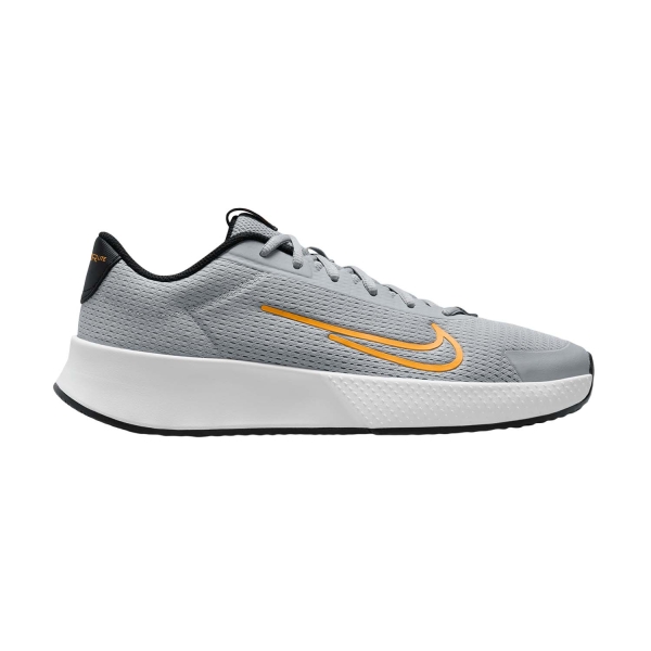 Calzado Tenis Hombre Nike Court Vapor Lite 2 Clay  Wolf Grey/Laser Orange/Black DV2016005