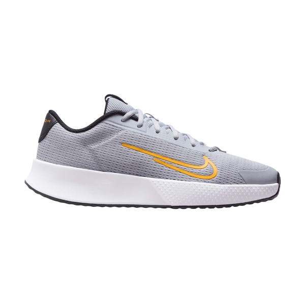 Calzado Tenis Hombre Nike Court Vapor Lite 2 HC  Wolf Grey/Laser Orange/Black DV2018005