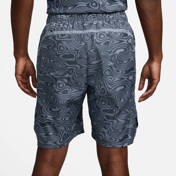 Nike Court Victory Graphic 9in Shorts - Ashen Slate/Thunder Blue/White