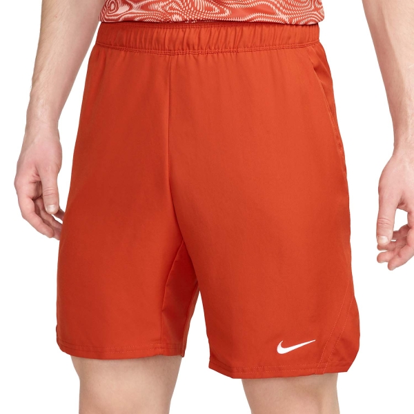 Men's Tennis Shorts Nike Court Victory 9in Shorts  Rust Factor/White FD5384811