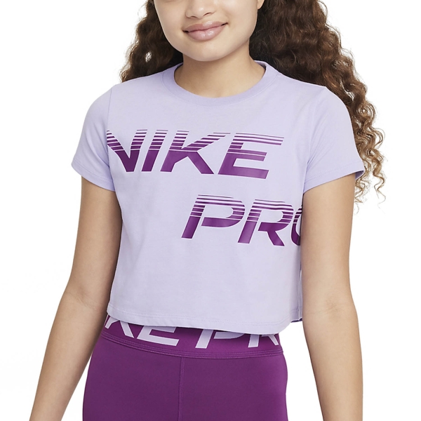 Top e Maglie Girl Nike DriFIT Essential Maglietta Bambina  Hydrangeas FN9691515