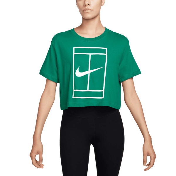 Women`s Tennis T-Shirts and Polos Nike Court DriFIT Heritage TShirt  Malachite FQ6611365