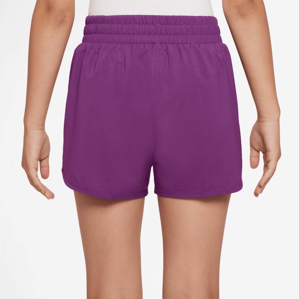 Nike Dri-FIT One 3in Shorts Girl - Viotech/White