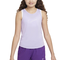 Nike Dri-FIT One Canotta Bambina - Hydrangeas/White