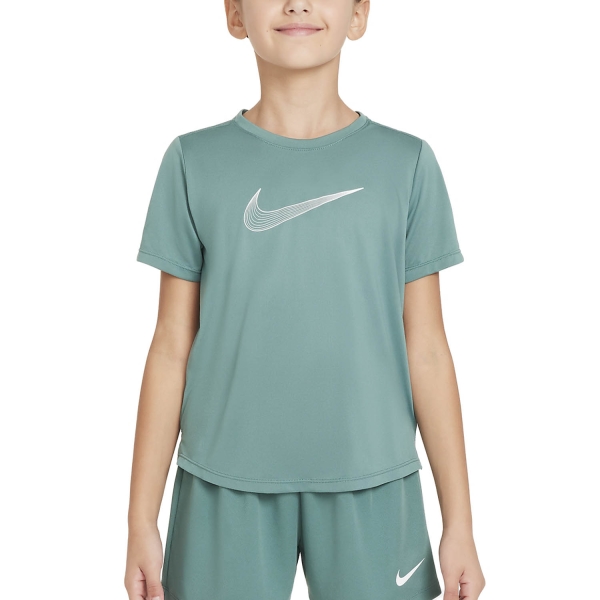 Top and Shirts Girl Nike DriFIT One TShirt Girl  Bicoastal/White DD7639361