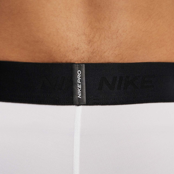 Nike Dri-FIT Pro Short Tights - White/Black