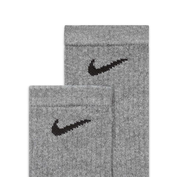 Nike Everyday Cushioned Crew x 3 Calcetines - Carbon Heather/Black