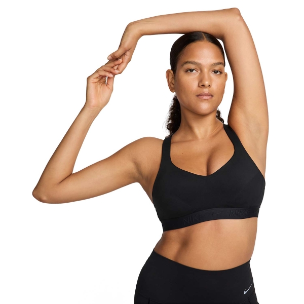 Bra e Intimo Donna Nike Indy Swoosh Reggiseno Sportivo  Black FD1068010