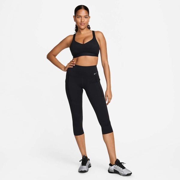 Nike Indy Swoosh Sports Bra - Black