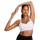 Nike Indy Swoosh Sports Bra - White/Stone Mauve