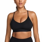 Nike Indy Swoosh Reggiseno Sportivo - Black