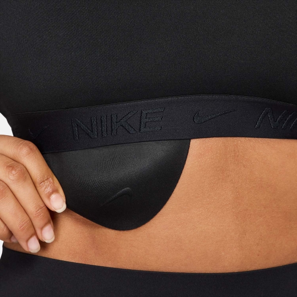Nike Indy Swoosh Reggiseno Sportivo - Black