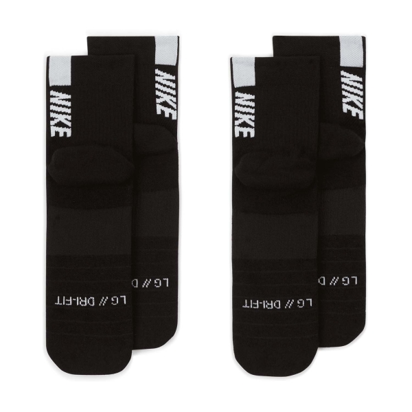 Nike Multiplier x 2 Calcetinas - Black/White
