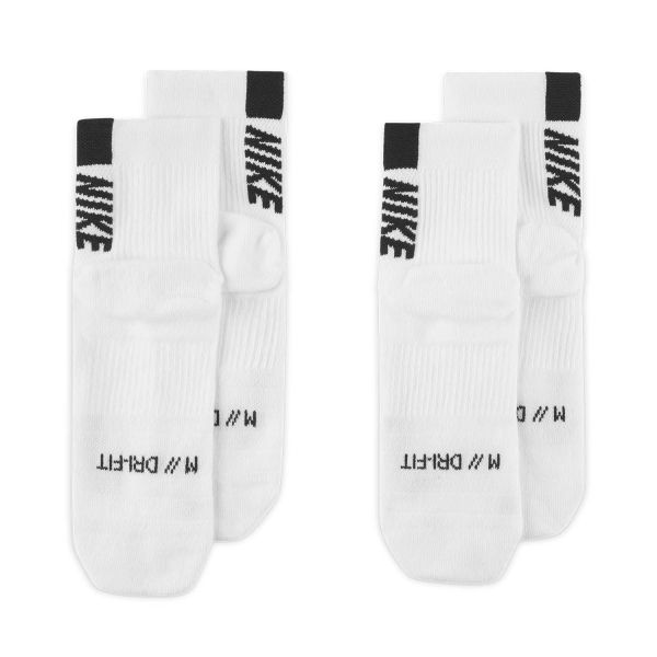 Nike Multiplier x 2 Calcetinas - White/Black