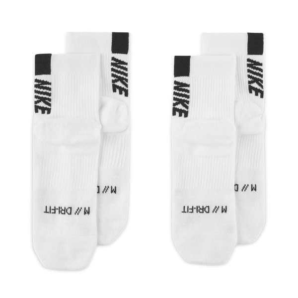 Nike Multiplier x 2 Calze - White/Black