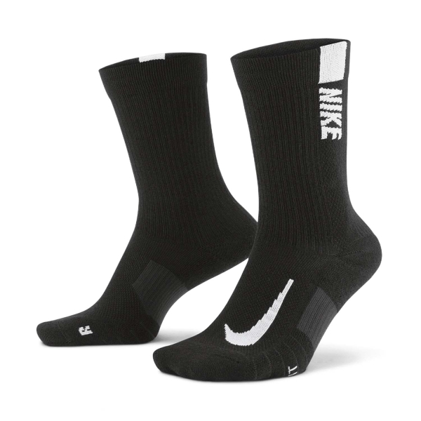 Calze Tennis Nike Multiplier Crew x 2 Calze  Black/White SX7557010