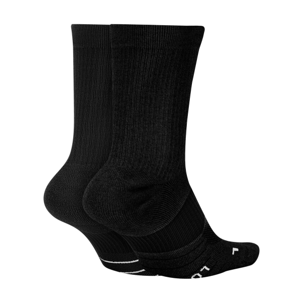 Nike Multiplier Crew x 2 Socks - Black/White