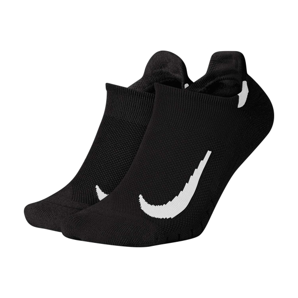 Tennis Socks Nike Multiplier x 2 Socks  Black/White SX7554010