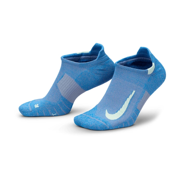 Nike Multiplier x 2 Calcetines de Tenis Light Blue White