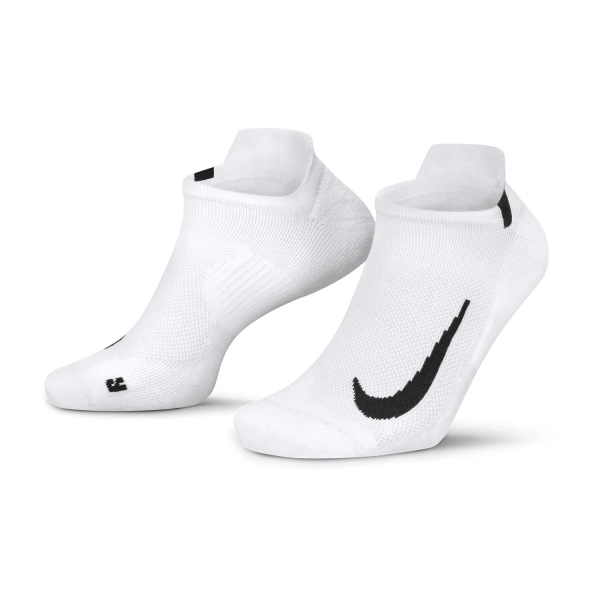 Tennis Socks Nike Multiplier x 2 Socks  White/Black SX7554100