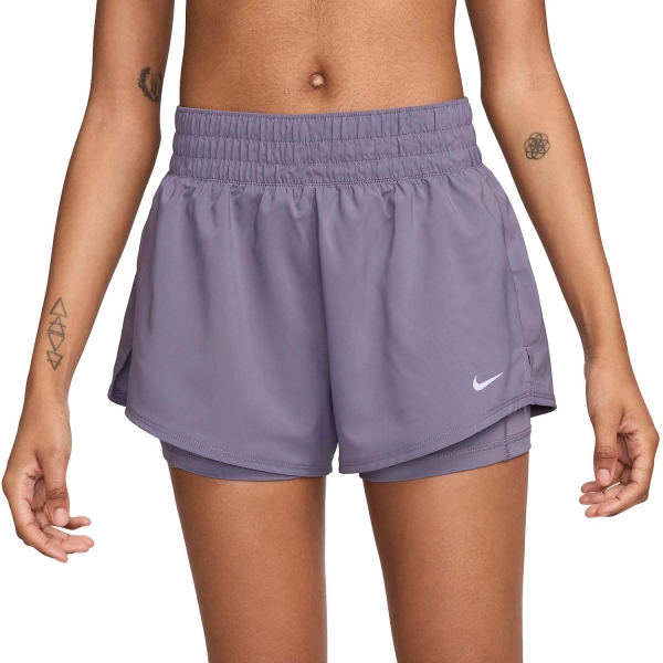 Skirts, Shorts & Skorts Nike One 2 in 1 3in Shorts  Daybreak/Reflective Silver DX6012509
