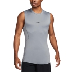 Nike Pro Dri-FIT Logo Canotta - Smoke Grey/Black
