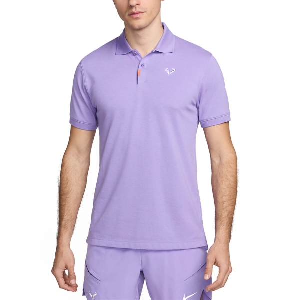 Men's Tennis Polo Nike Rafa Logo Polo  Space Purple/White DD8532567