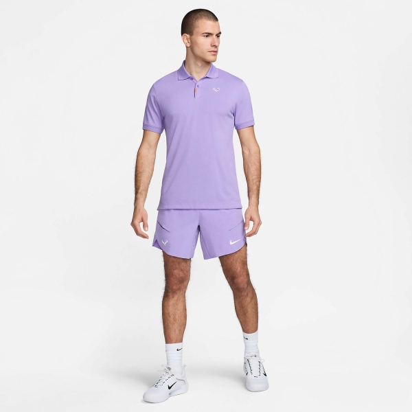Nike Rafa Logo Polo - Space Purple/White